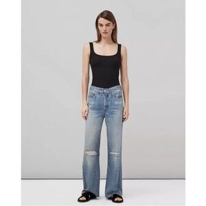 rag & bone Light Blue Flare & Wide Leg Jeans